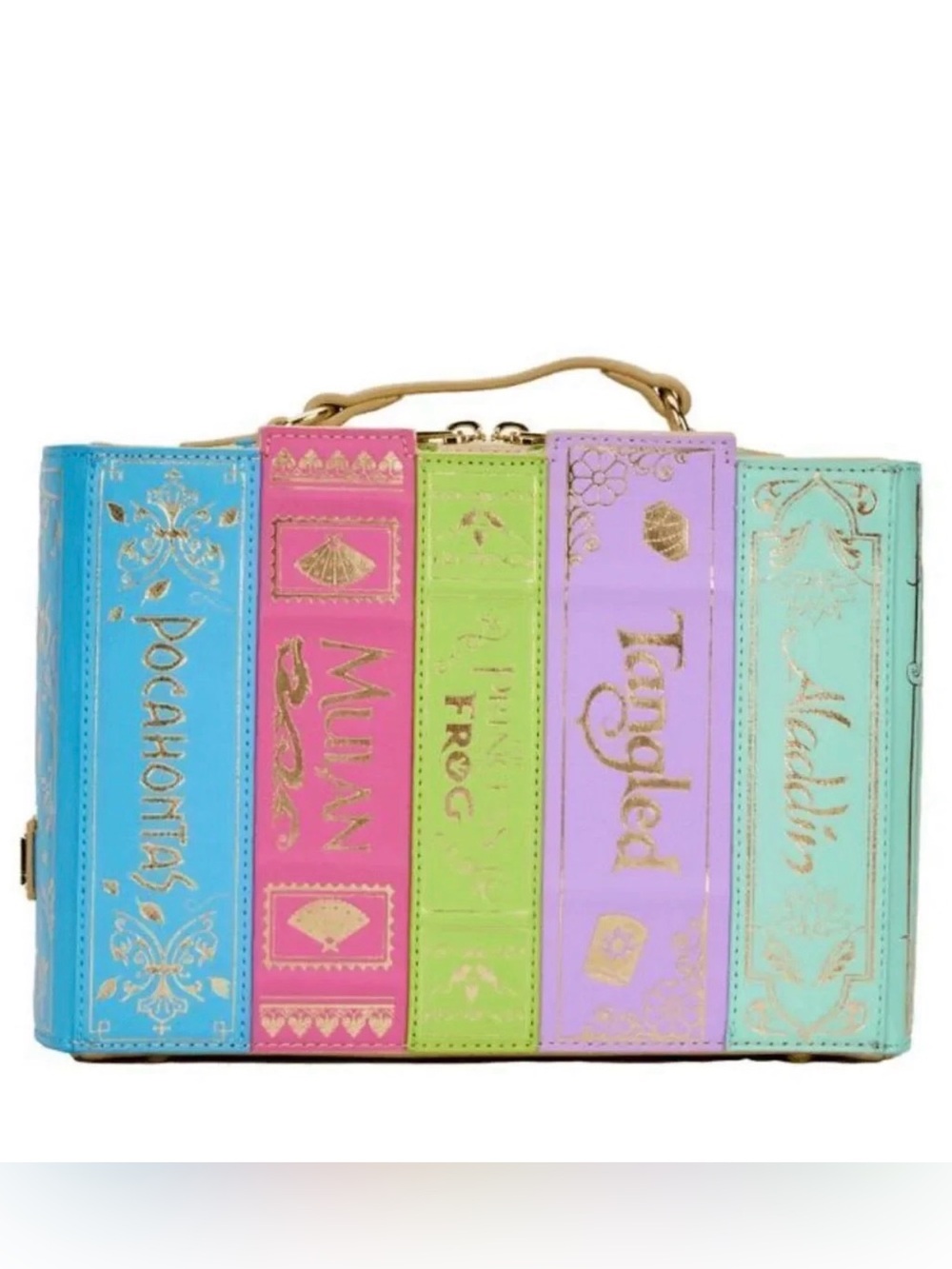 Disney Loungefly Stitch Shoppe Volume 2 Princess Book Bag Purse